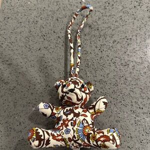 Vera Bradley Bear Bag Charm